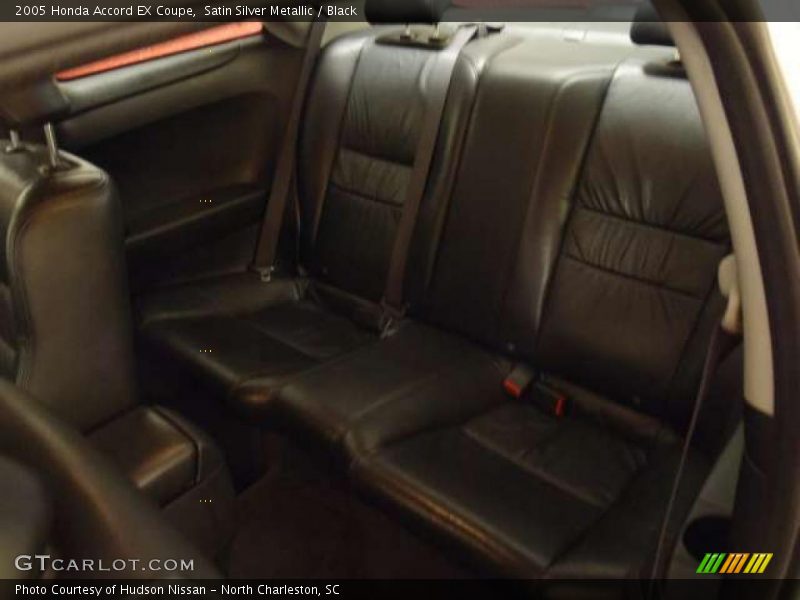 Satin Silver Metallic / Black 2005 Honda Accord EX Coupe