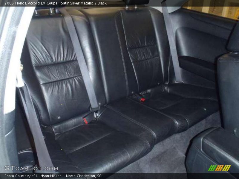 Satin Silver Metallic / Black 2005 Honda Accord EX Coupe