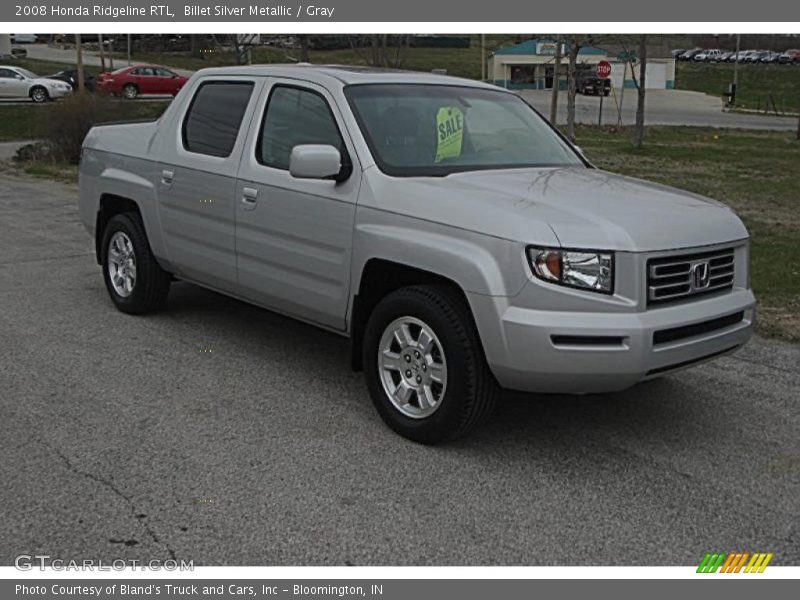 Billet Silver Metallic / Gray 2008 Honda Ridgeline RTL