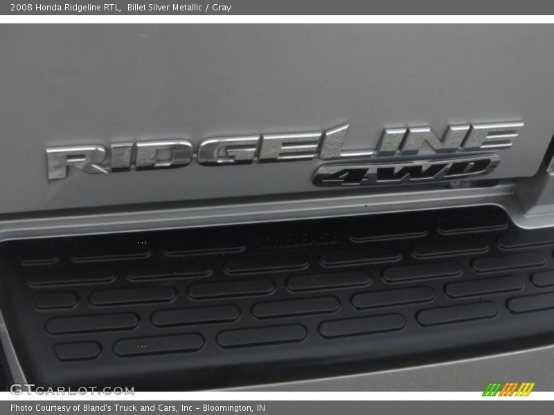 Billet Silver Metallic / Gray 2008 Honda Ridgeline RTL