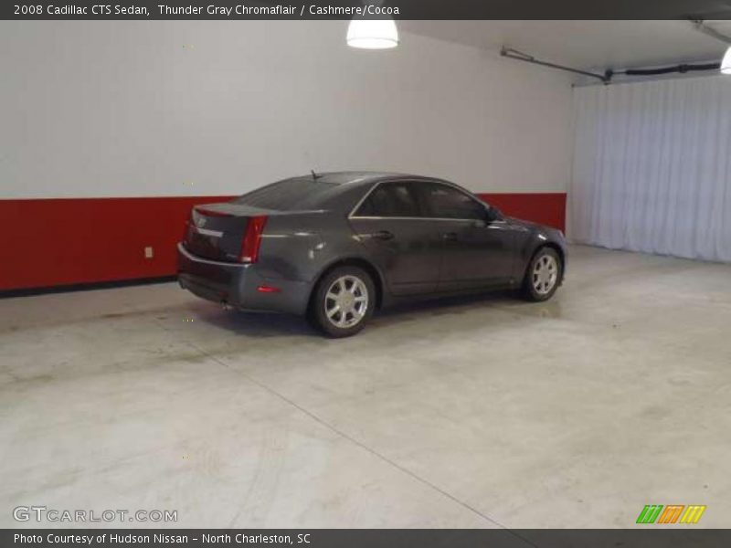 Thunder Gray Chromaflair / Cashmere/Cocoa 2008 Cadillac CTS Sedan