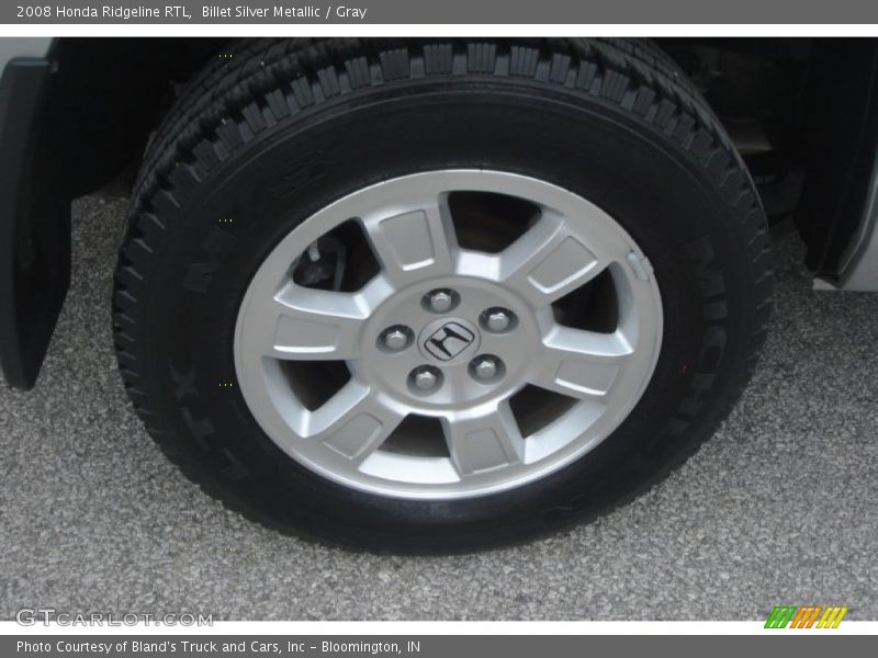 Billet Silver Metallic / Gray 2008 Honda Ridgeline RTL