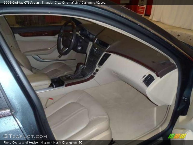 Thunder Gray Chromaflair / Cashmere/Cocoa 2008 Cadillac CTS Sedan