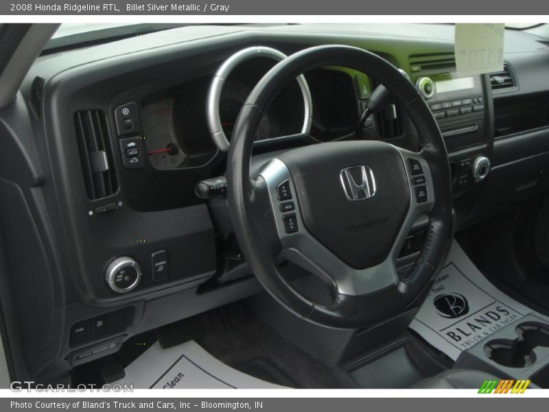Billet Silver Metallic / Gray 2008 Honda Ridgeline RTL