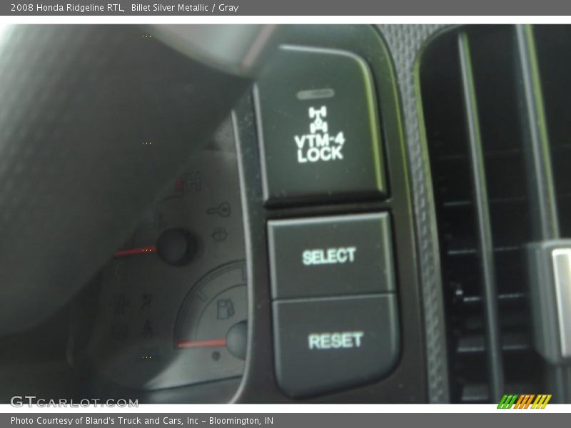 Billet Silver Metallic / Gray 2008 Honda Ridgeline RTL