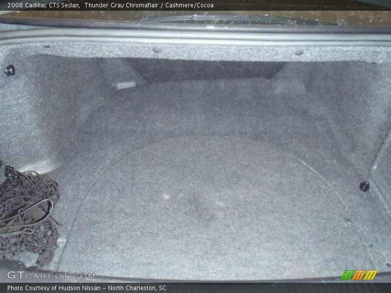 Thunder Gray Chromaflair / Cashmere/Cocoa 2008 Cadillac CTS Sedan