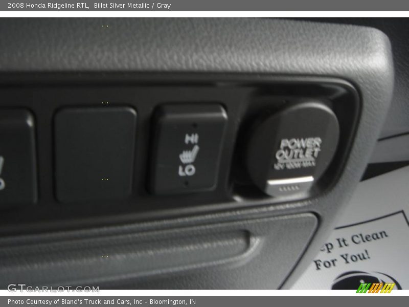 Billet Silver Metallic / Gray 2008 Honda Ridgeline RTL