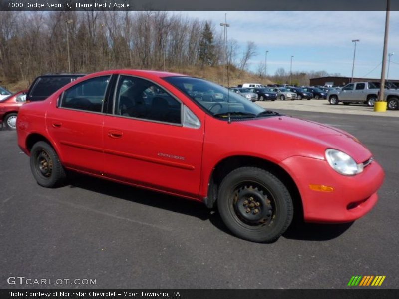 Flame Red / Agate 2000 Dodge Neon ES