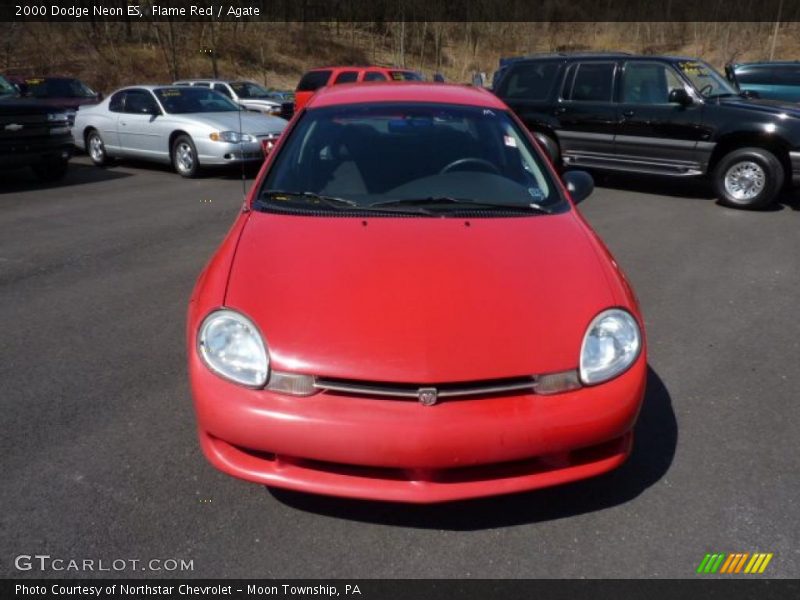 Flame Red / Agate 2000 Dodge Neon ES