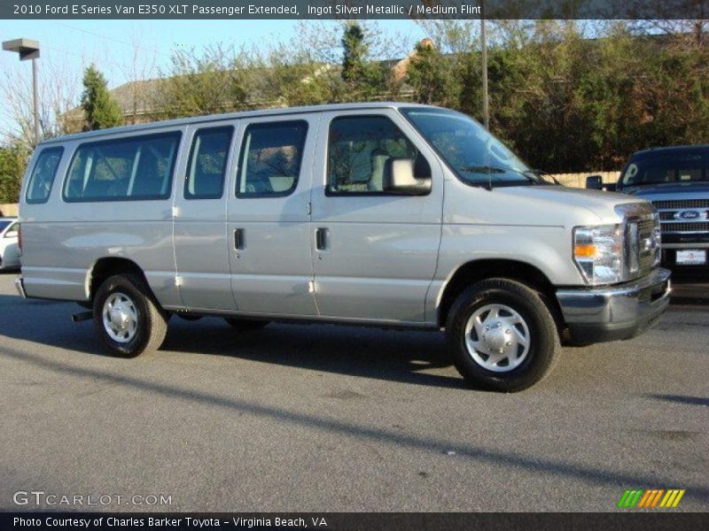  2010 E Series Van E350 XLT Passenger Extended Ingot Silver Metallic