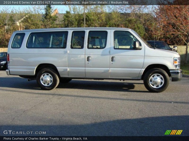  2010 E Series Van E350 XLT Passenger Extended Ingot Silver Metallic