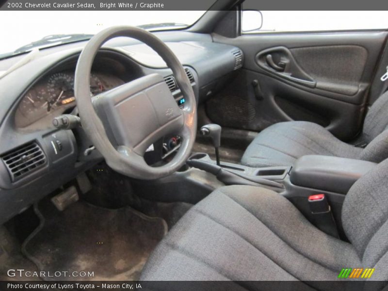  2002 Cavalier Sedan Graphite Interior