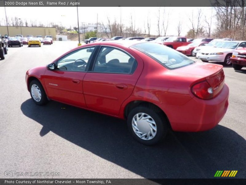 Flame Red / Agate 2000 Dodge Neon ES