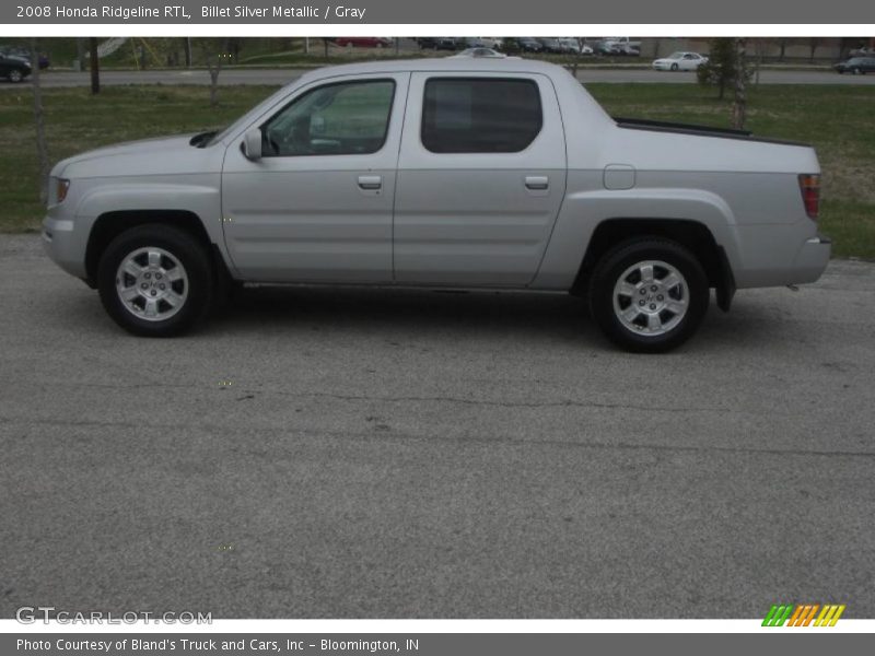 Billet Silver Metallic / Gray 2008 Honda Ridgeline RTL
