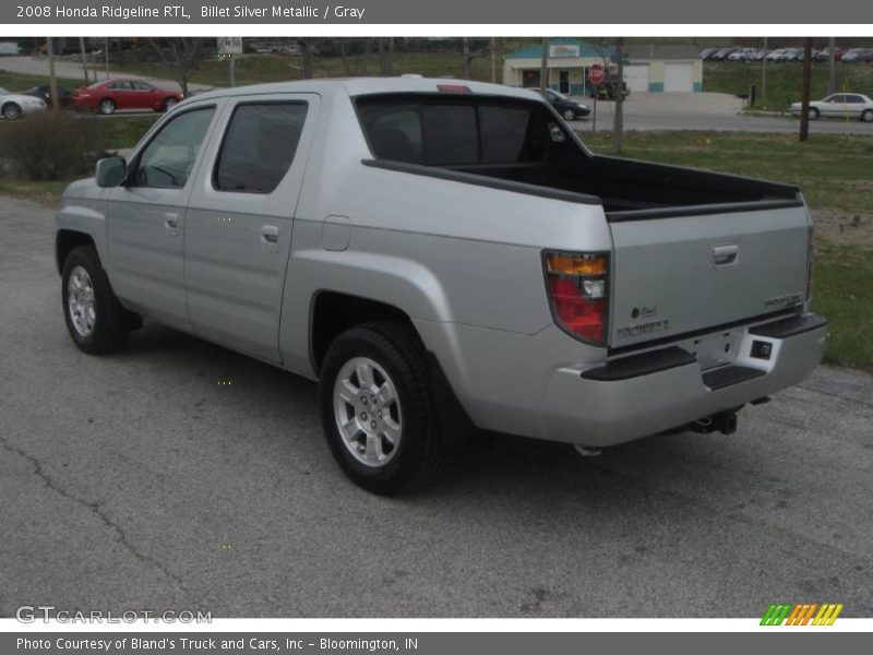 Billet Silver Metallic / Gray 2008 Honda Ridgeline RTL