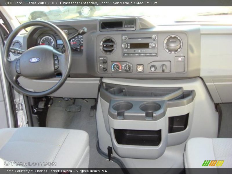 Dashboard of 2010 E Series Van E350 XLT Passenger Extended