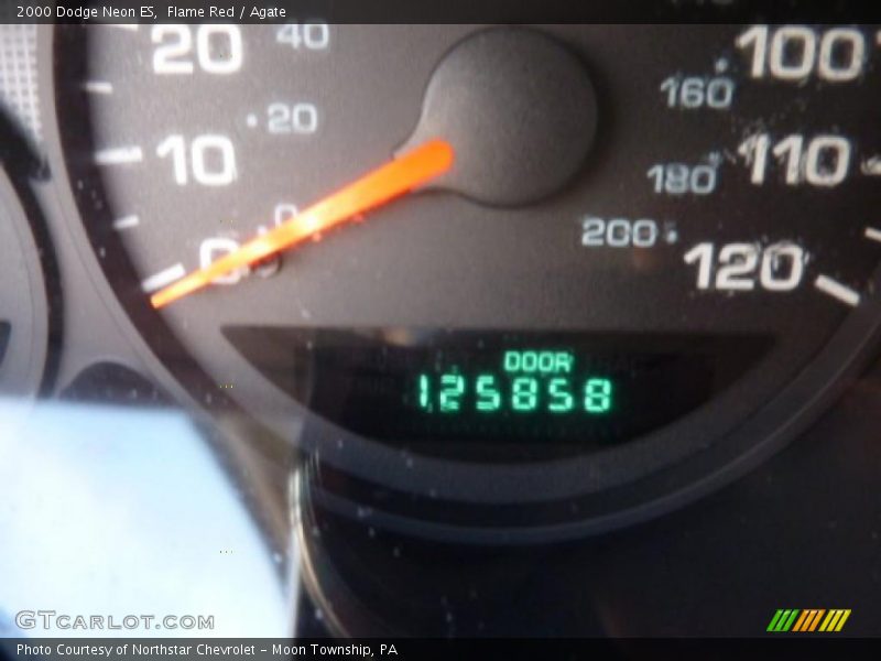 Flame Red / Agate 2000 Dodge Neon ES