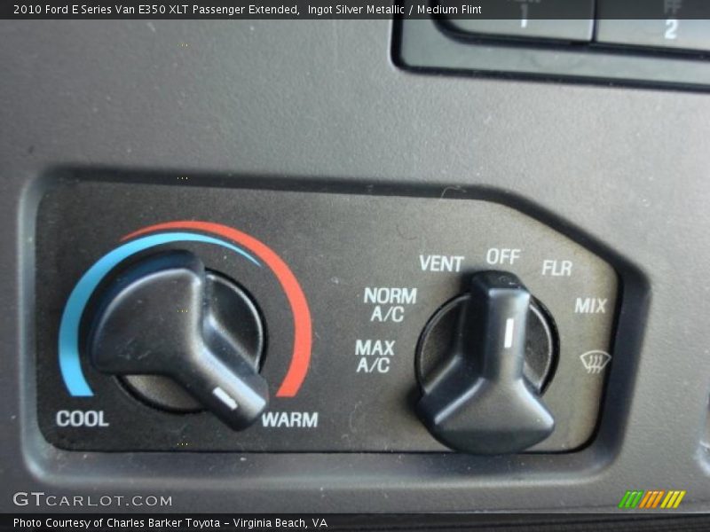 Controls of 2010 E Series Van E350 XLT Passenger Extended