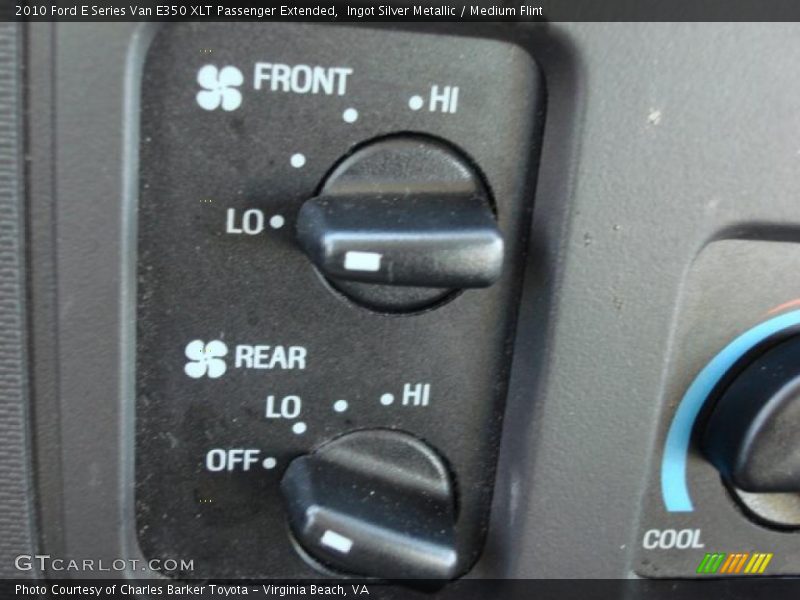 Controls of 2010 E Series Van E350 XLT Passenger Extended