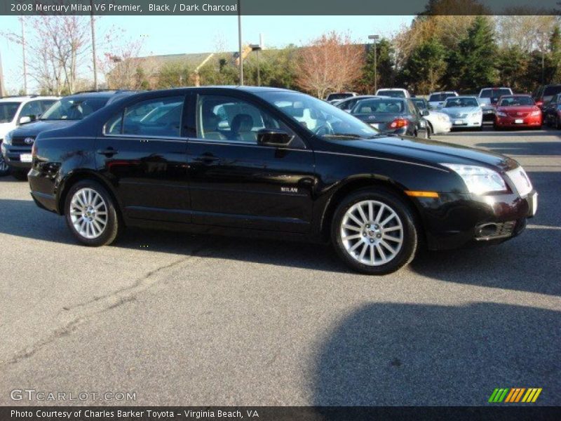 Black / Dark Charcoal 2008 Mercury Milan V6 Premier