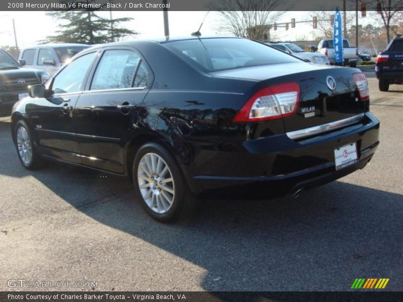Black / Dark Charcoal 2008 Mercury Milan V6 Premier