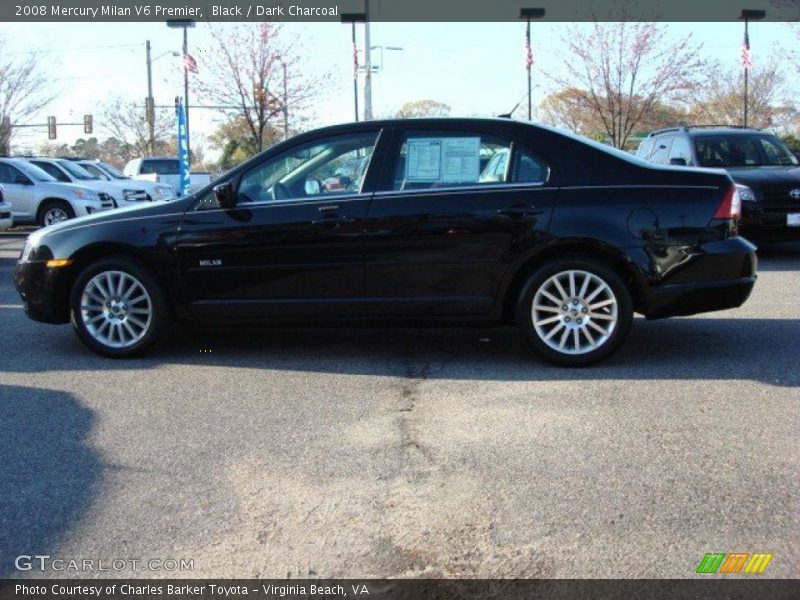 Black / Dark Charcoal 2008 Mercury Milan V6 Premier