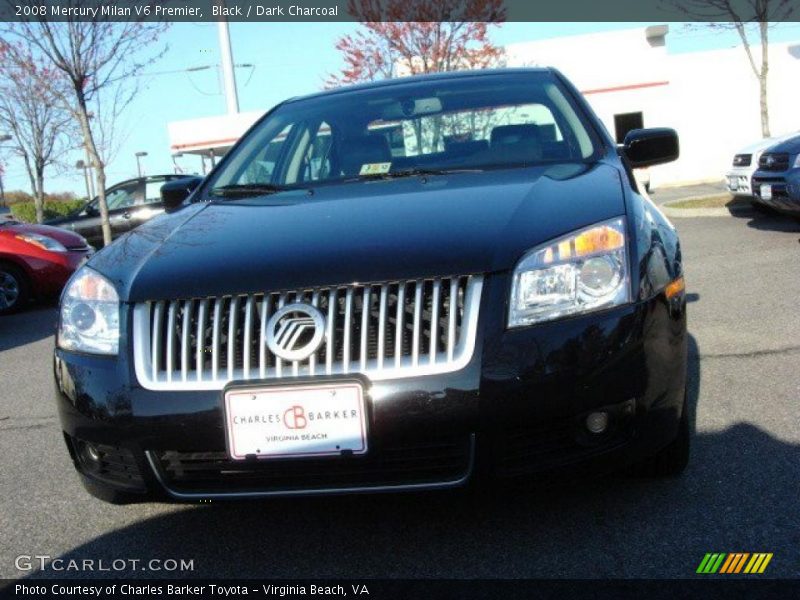 Black / Dark Charcoal 2008 Mercury Milan V6 Premier