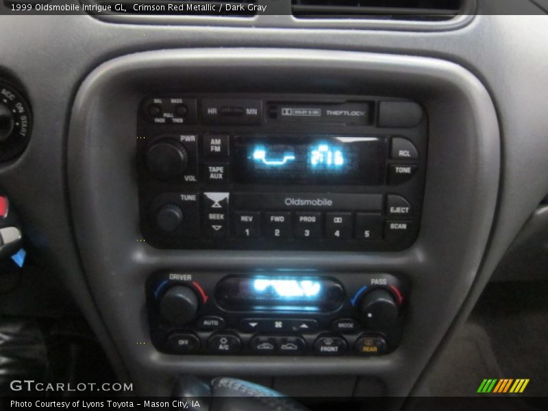 Crimson Red Metallic / Dark Gray 1999 Oldsmobile Intrigue GL
