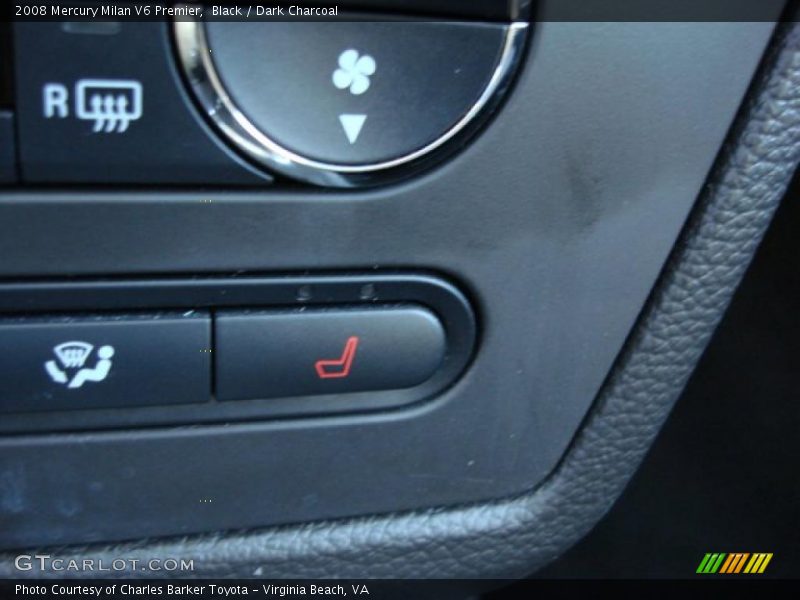 Black / Dark Charcoal 2008 Mercury Milan V6 Premier