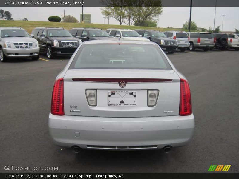 Radiant Silver / Ebony 2009 Cadillac STS V8