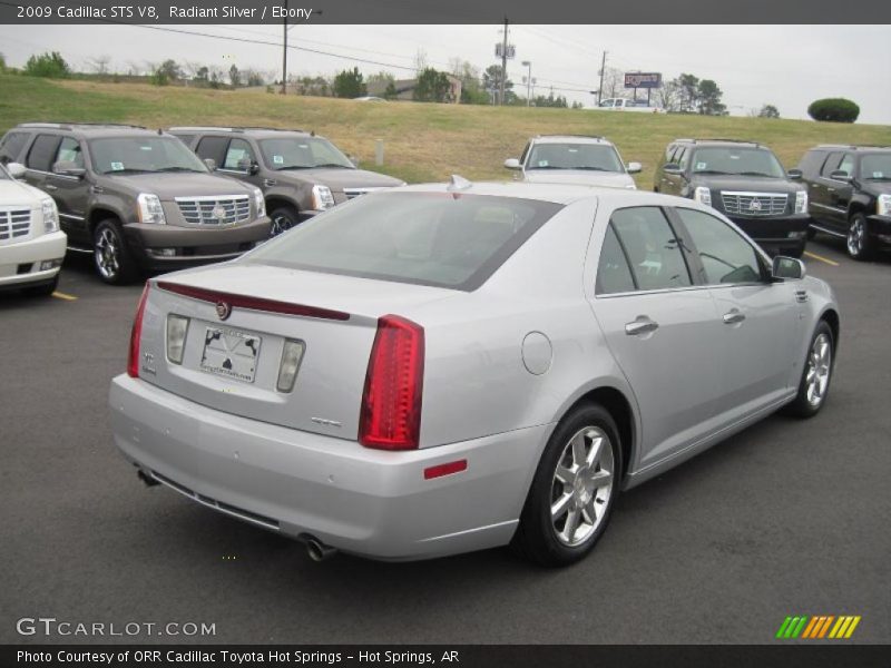 Radiant Silver / Ebony 2009 Cadillac STS V8
