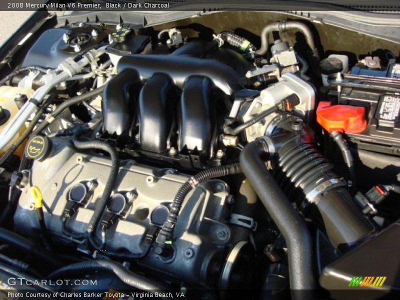 Black / Dark Charcoal 2008 Mercury Milan V6 Premier