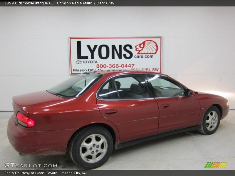 Crimson Red Metallic / Dark Gray 1999 Oldsmobile Intrigue GL
