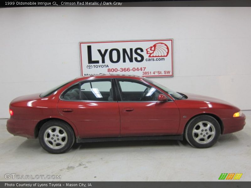 Crimson Red Metallic / Dark Gray 1999 Oldsmobile Intrigue GL