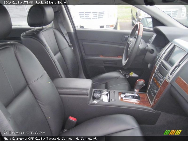 Radiant Silver / Ebony 2009 Cadillac STS V8