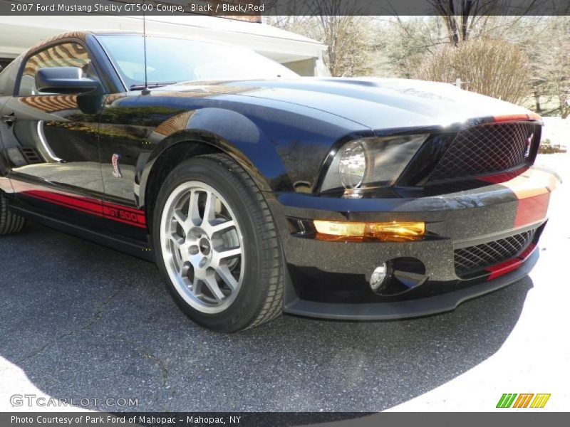 Black / Black/Red 2007 Ford Mustang Shelby GT500 Coupe