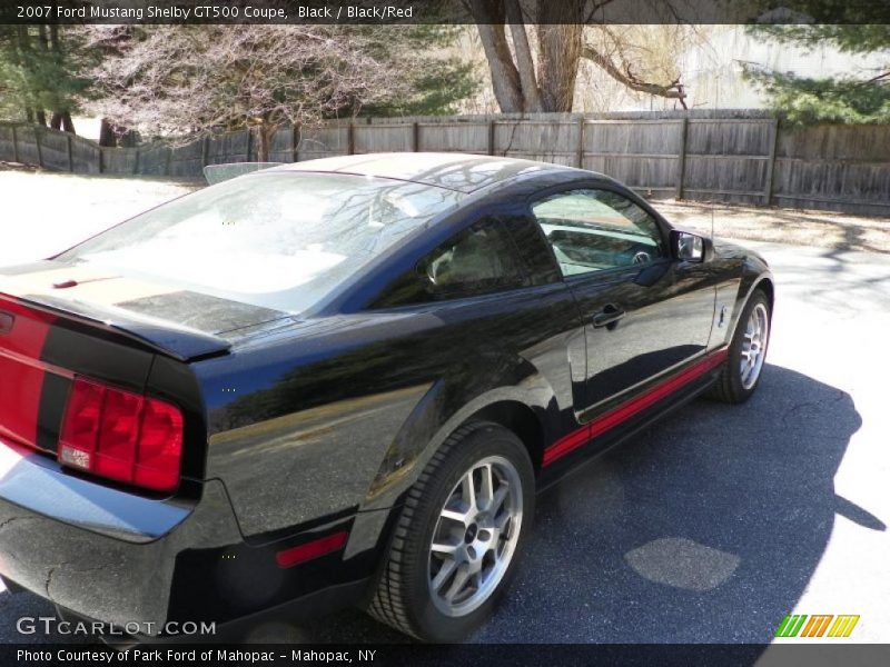 Black / Black/Red 2007 Ford Mustang Shelby GT500 Coupe