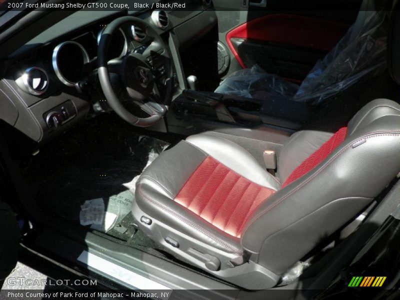 Black / Black/Red 2007 Ford Mustang Shelby GT500 Coupe