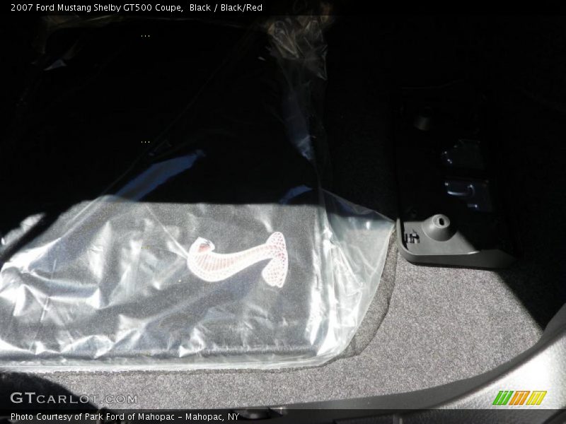 Black / Black/Red 2007 Ford Mustang Shelby GT500 Coupe