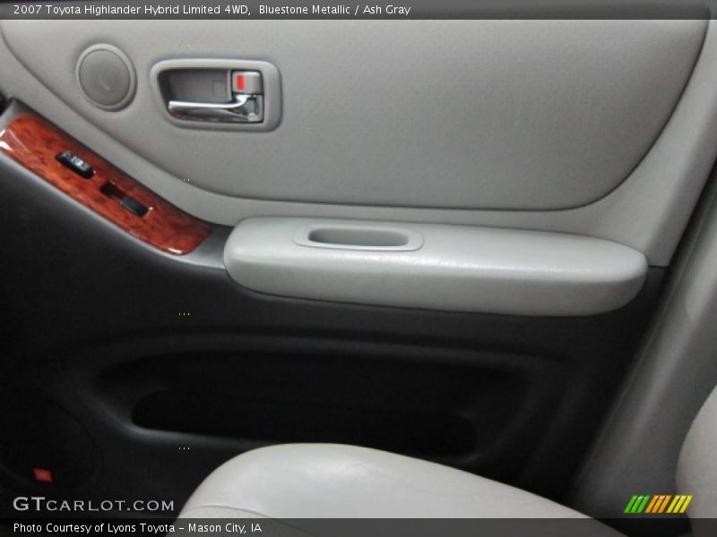 Bluestone Metallic / Ash Gray 2007 Toyota Highlander Hybrid Limited 4WD