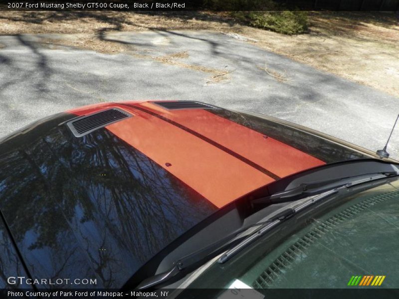 Black / Black/Red 2007 Ford Mustang Shelby GT500 Coupe
