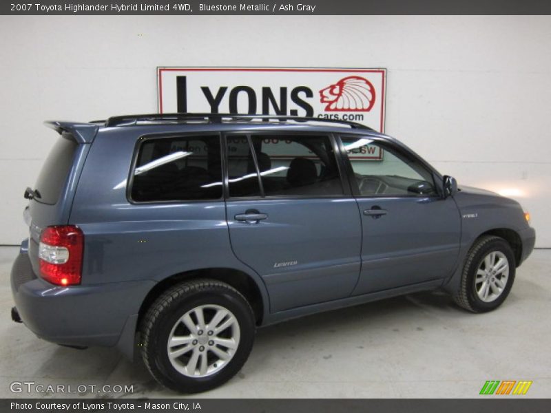 Bluestone Metallic / Ash Gray 2007 Toyota Highlander Hybrid Limited 4WD