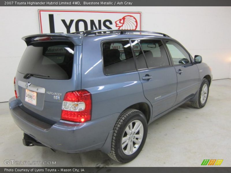 Bluestone Metallic / Ash Gray 2007 Toyota Highlander Hybrid Limited 4WD