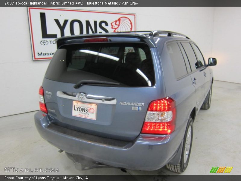 Bluestone Metallic / Ash Gray 2007 Toyota Highlander Hybrid Limited 4WD