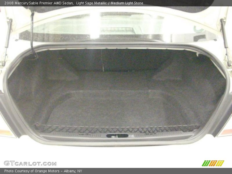 Light Sage Metallic / Medium Light Stone 2008 Mercury Sable Premier AWD Sedan