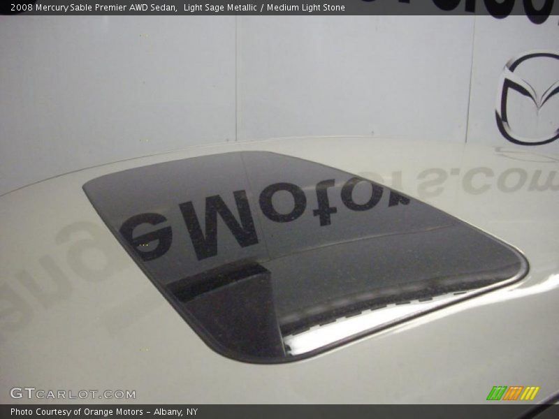 Light Sage Metallic / Medium Light Stone 2008 Mercury Sable Premier AWD Sedan