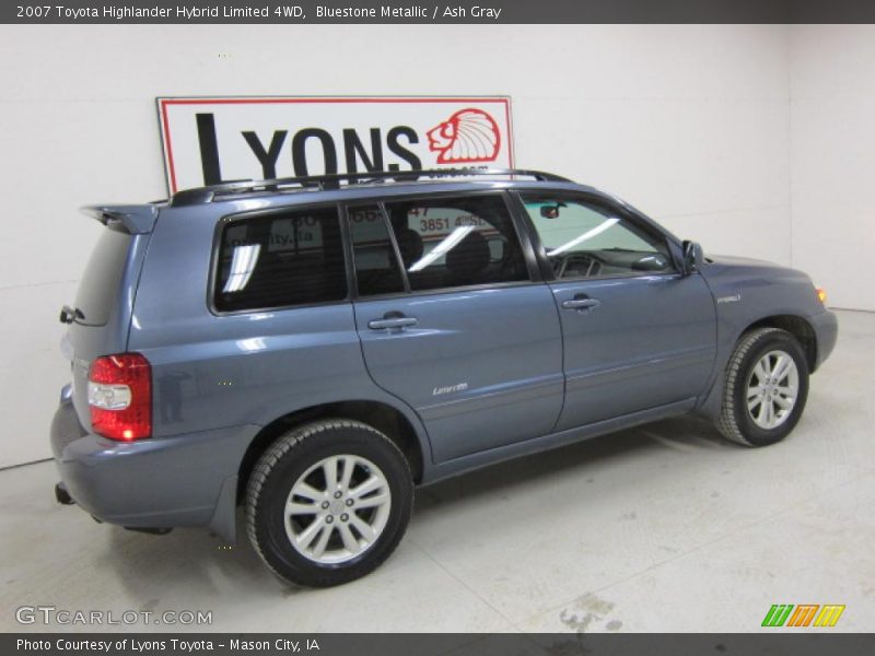 Bluestone Metallic / Ash Gray 2007 Toyota Highlander Hybrid Limited 4WD