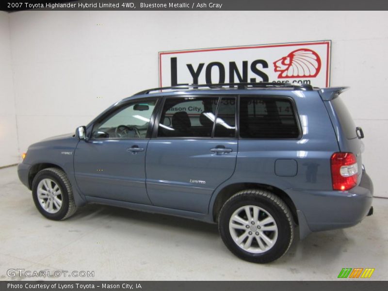 Bluestone Metallic / Ash Gray 2007 Toyota Highlander Hybrid Limited 4WD