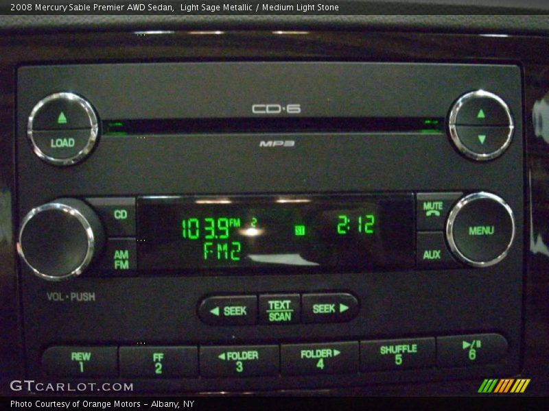 Light Sage Metallic / Medium Light Stone 2008 Mercury Sable Premier AWD Sedan