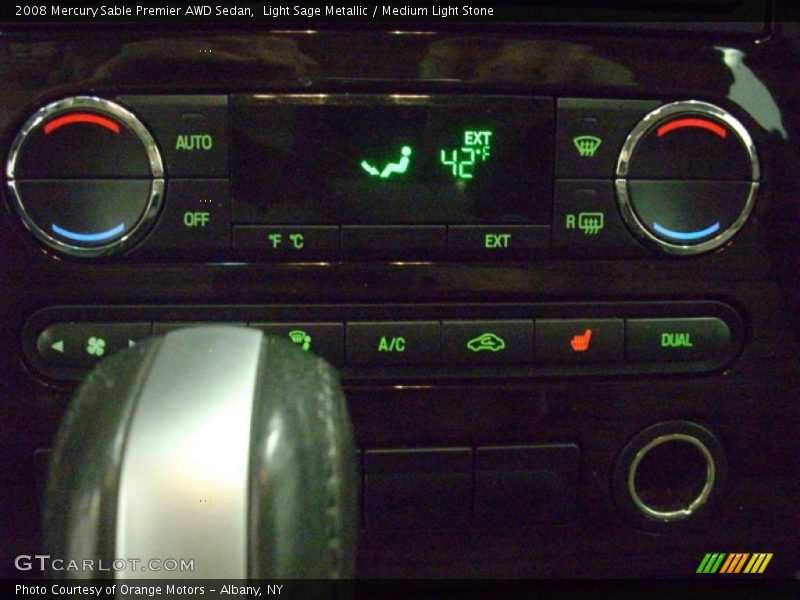 Light Sage Metallic / Medium Light Stone 2008 Mercury Sable Premier AWD Sedan